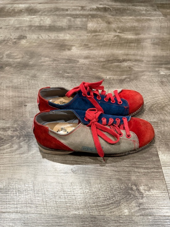 VINTAGE BOBWOLF BOWLING SHOES MULTI COLORED SIZE 6 LACE UP main image 7